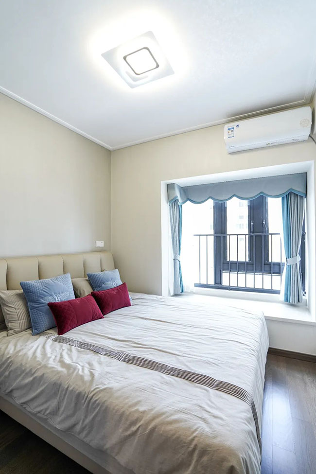 96㎡三居，巧妙延申玄關(guān)餐廳空間感，打造精致雅居